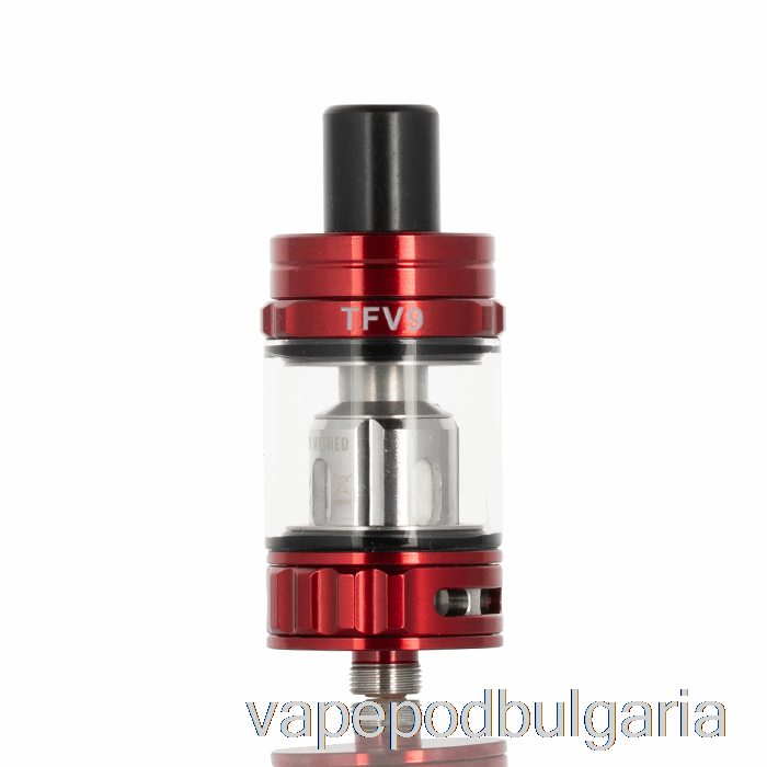 Vape 10000 Дръпки Smok Tfv9 Mini Tank Red